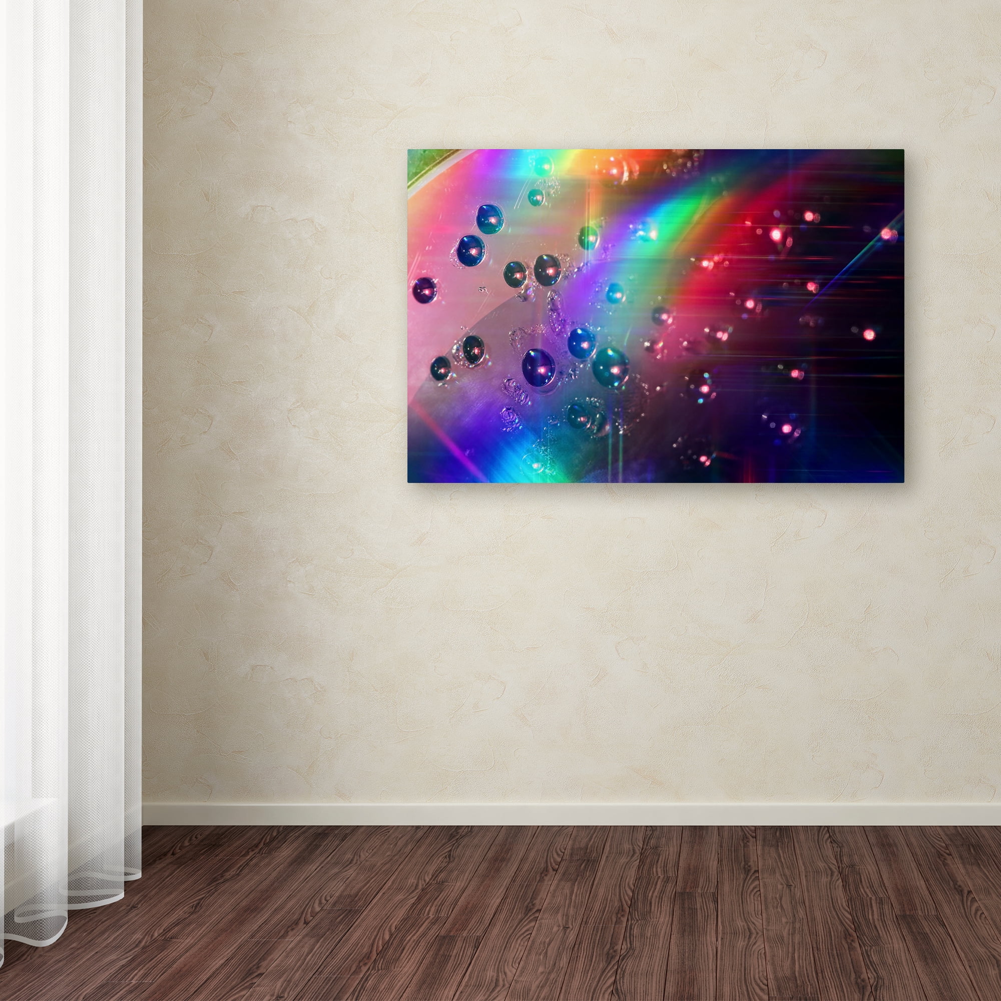 Trademark Fine Art 'Rainbow Logistics II' Canvas Art by Beata Czyzowska Young