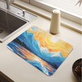 thumbnail image 6 of Sun and Waves Dish Drying Mat for Kitchen Counter Absorbent Drainer Mats (15.7X11.8Inch), 6 of 8