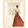 thumbnail image 2 of Laliberte, Andrea 15x18 Gold Ornate Wood Framed with Double Matting Museum Art Print Titled - Teatro, 2 of 4