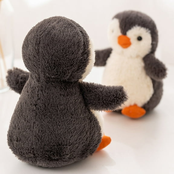 Diceymbol Soft Plush Penguin Doll Toy Marine Animal Stuffed Animal with Embroidered Features, Comforting Companion for Room Decor and Gift Giving