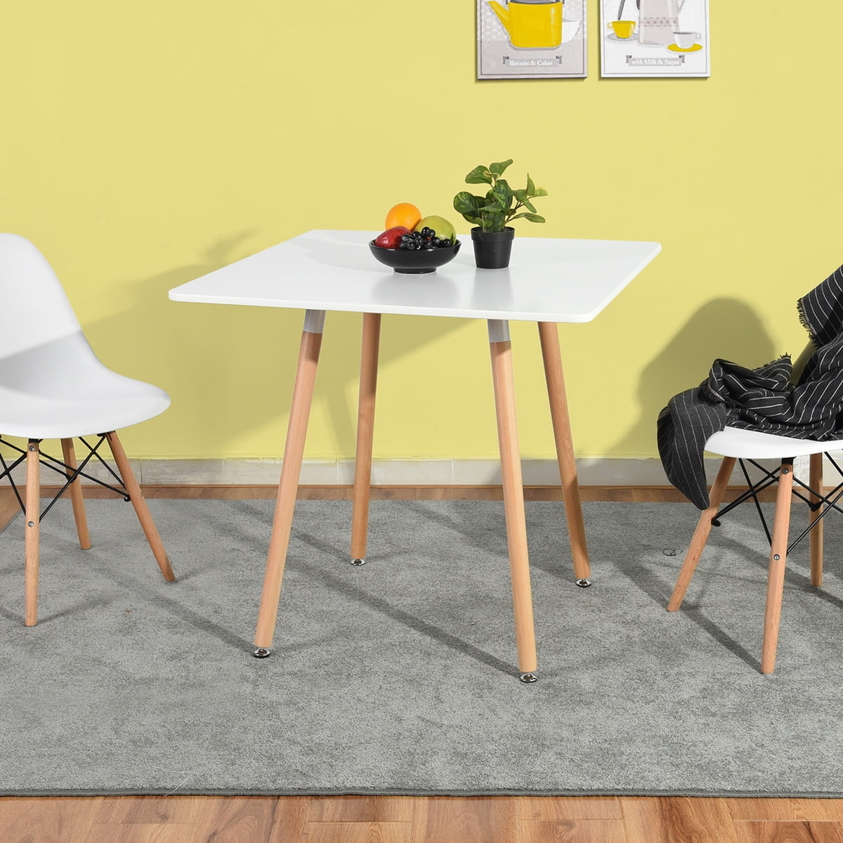 Wood Dining Table Solid Wood Kitchen Table Kitchen Room Dining Table