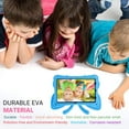 thumbnail image 2 of Dteck Case for Fire HD 8 / HD 8 Plus (12th/10th Gen,2022/2020), Butterfly Case with Kickstand Light EVA Full Boby Drop Protective Rugged Shockproof Kid-Proof Fire HD 8 Case for Kids,Blue, 2 of 7
