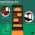 thumbnail image 3 of Mubson Librero Minimalista con 4 Repisas y Cajones Greto, 3 of 5