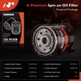 thumbnail image 2 of A-Premium 10K Miles Protection Spin On Oil Filter Fit with Chevrolet & GMC & Jeep & Buick & Cadillac & Suzuki & Saab & American Motors & Checker & Daewoo & Oldsmobile & Pontiac & Saturn & Isuzu, 2 of 9