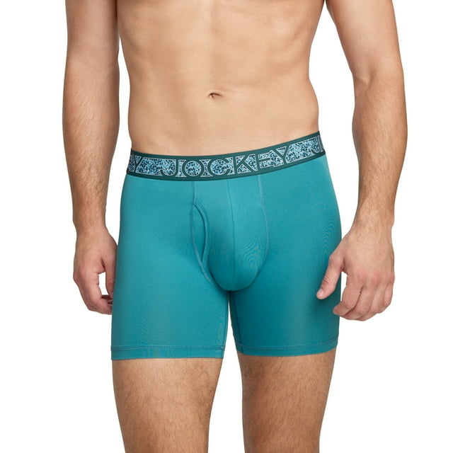 Jockey Caleçon Boxeur Actif en Microfibre pour Hommes 5 Po