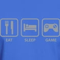 thumbnail image 3 of CafePress - Eat Sleep Game Dark T Shirt - Men's Classic Graphic Cotton T-Shirt, 3 of 4