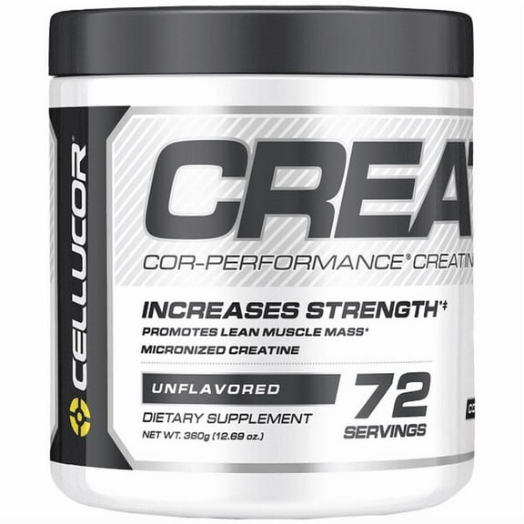 Cellucor Cor-Performance Creatine Powder, for Increasing Strength, Unflavored, 72 Servings