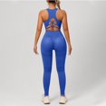 thumbnail image 3 of Women's High Waisted Scrunch Yoga Pants, Butt Lifting Peach Butt Fitness Leggings for Women, Soft Comfortable High Rise Workout Pants for Gym, Yoga and Daily Wear Blue, 3 of 7