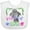 AA-White, variant on Inktastic Key West Florida Cute Swimming Manatee Boys or Girls Baby Bib