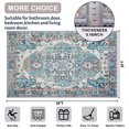 thumbnail image 6 of 3x5Ft Area Rug for Living Room - Neutral Beige Floral Vintage Design - Pet Friendly - Boho Washable Rug for Bedroom, Dining Room, 6 of 6
