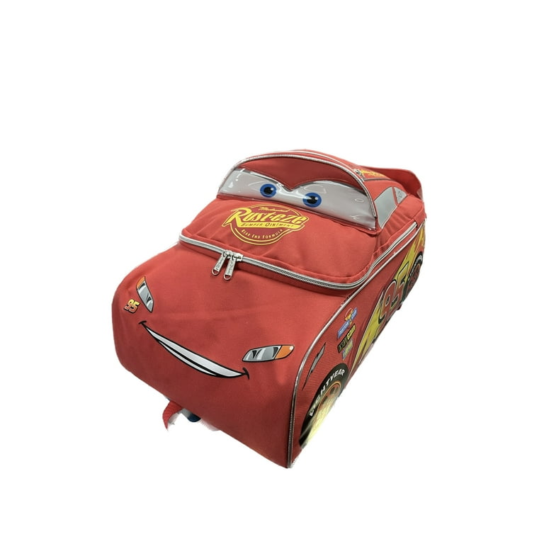 Backpack - Disney - Cars Lightning Mcqueen Shape 16 New 002480