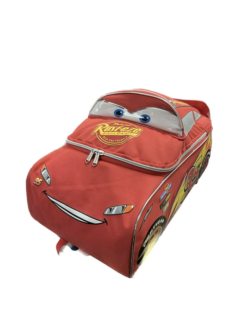 Trendy Apparel Shop Kid's Radiator Springs Car Backpack - No. 95 Design, 16", 100% Polyester, Officially Licensed