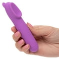 thumbnail image 2 of CalExotics First Time Rechargeable Silicone Hummer Clitoral Vibrator, Purple, 2 of 9