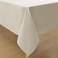 thumbnail image 1 of Nappe Décorative en Tissu de Lin, Lavable et Résistante aux Plis pour l'Extérieur, Style Authentique avec Bon Drapé, Nappe Imperméable pour Repas et Fêtes (Lavable à la Machine), 1 of 4
