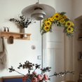 thumbnail image 2 of Living Room Home Decoration Simulation Wreath Garden Door Head Decoration Sunflower Wreath, 2 of 6