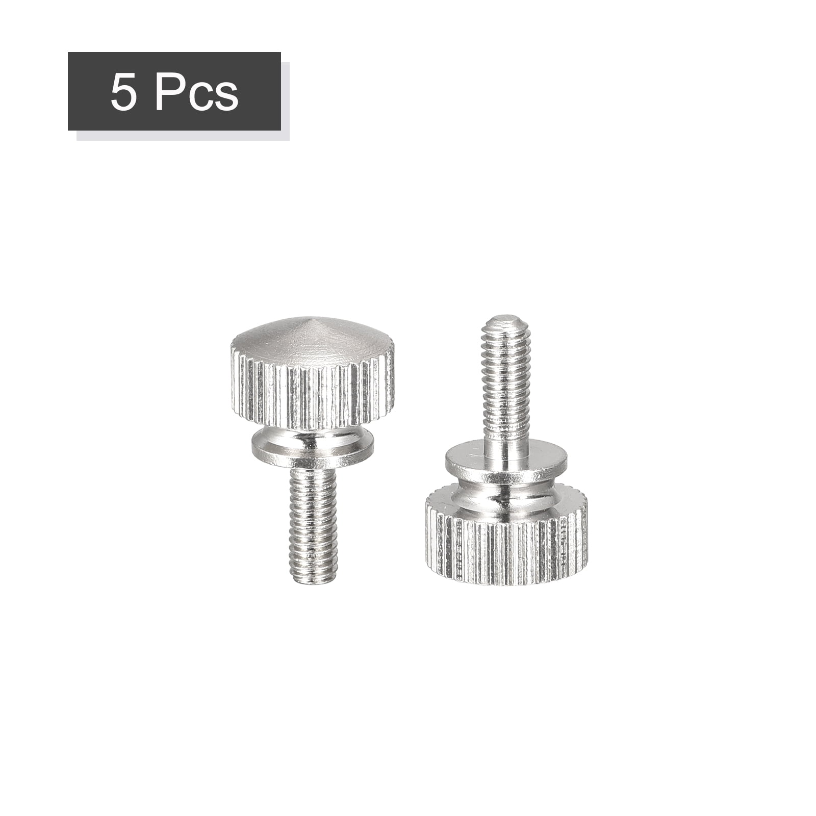 Unique Bargains Knurled Thumb Screw Brass Shoulder Bolts M3x8mm
