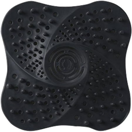 

Hair Drain Catcher Home Bathroom Sewer AntiClogging Strainer Kitchen Sink Hair Stopper AntiOdour Cover Bathroom Sink Silicone Floor Drain Cover (Color : 03 Black)