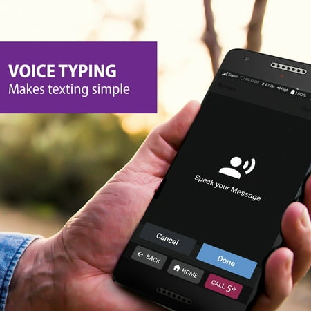 Lively™ - Jitterbug Smart2 Smartphone for Seniors - Black