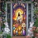 thumbnail image 4 of Decoraciones de Pascua, Adornos de Pascua, Regalos de Pascua Fondo de Pascua Tela Poliéster Ancho, 4 of 6
