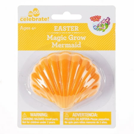 Way To Celebrate Easter Magic Grow Mega Mermaid, Orange