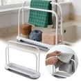 thumbnail image 2 of Multifunctional Kitchen and Bathroom Organizer with Towel Rack Storage Shelf and Drying Tray, 2 of 6