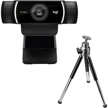 Pre-Owned Logitech C922 Pro Stream Webcam 1080P Camera for HD Video Streaming & Recording 720P at 60Fps with Tripod Included