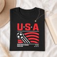 thumbnail image 3 of Jollimate United States Of America Soccer Club T-Shirt, USA Fan Girl Shirt, Soccer Lover Gift, 3 of 6
