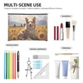 thumbnail image 4 of Cauagu Cute Corgi Sunflower for Tyvek Makeup Bag,Reusable Travel Cosmetic Bag Women Organizer Toiletry Bag Birthday,Gifts for Women Girlfriend Mom Teacher 6.5’’*8.9’’, 4 of 7