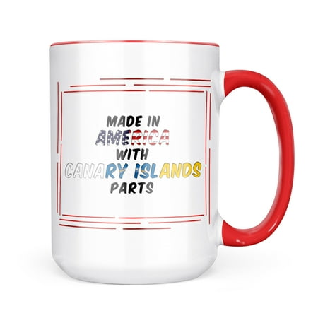 

Neonblond Made in America with Parts from Canary Islands Mug gift for Coffee Tea lovers