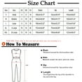 thumbnail image 5 of QATAINLAV Jumpsuit for Women 2024 Trendy Gradient Print Overalls Casual Loose Wide Leg One Piece Pants Sleeveless Strap Linen Rompers with Pockets Best Sales Today Blue XXL, 5 of 5