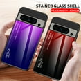 thumbnail image 6 of Nalacover Case for Google Pixel 8 Pro Gradient Colored Tempered Glass Cover, Micro-Frosted Frame Shockproof Anti-Scratches Lens Protection Folding Case for Google Pixel 8 Pro, Rose, 6 of 10