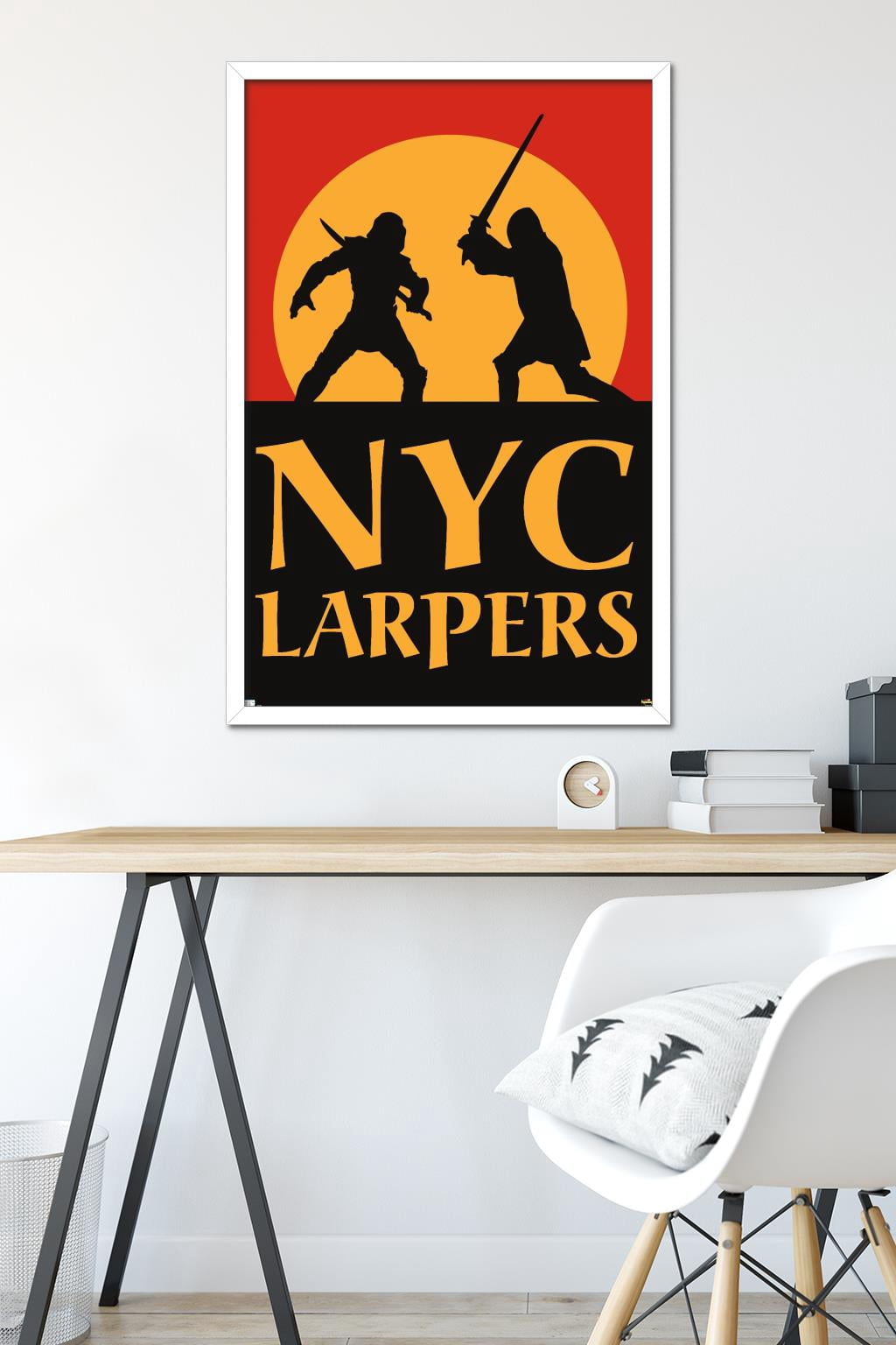 Marvel Hawkeye - NYC LARPers Wall Poster, 22.375" x 34" Framed