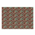 thumbnail image 1 of Hawaiian Cutting Board, Red Hibiscus Flowers with Green Leaves Aloha Garden Growth Summer Season, Decorative Tempered Glass Cutting and Serving Board, Small Size, Multicolor, by Ambesonne, 1 of 1
