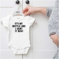 thumbnail image 5 of Want Bottle Now Cute Attitude Romper Boys or Girls Infant Baby Brisco Brands 18M, 5 of 6