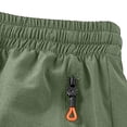 thumbnail image 3 of Yaoyar Mens Athletic Running Shorts 9" Lightweight Quick Dry Drawstring Mesh Gym Shorts with Zipper Pockets, 3 of 8