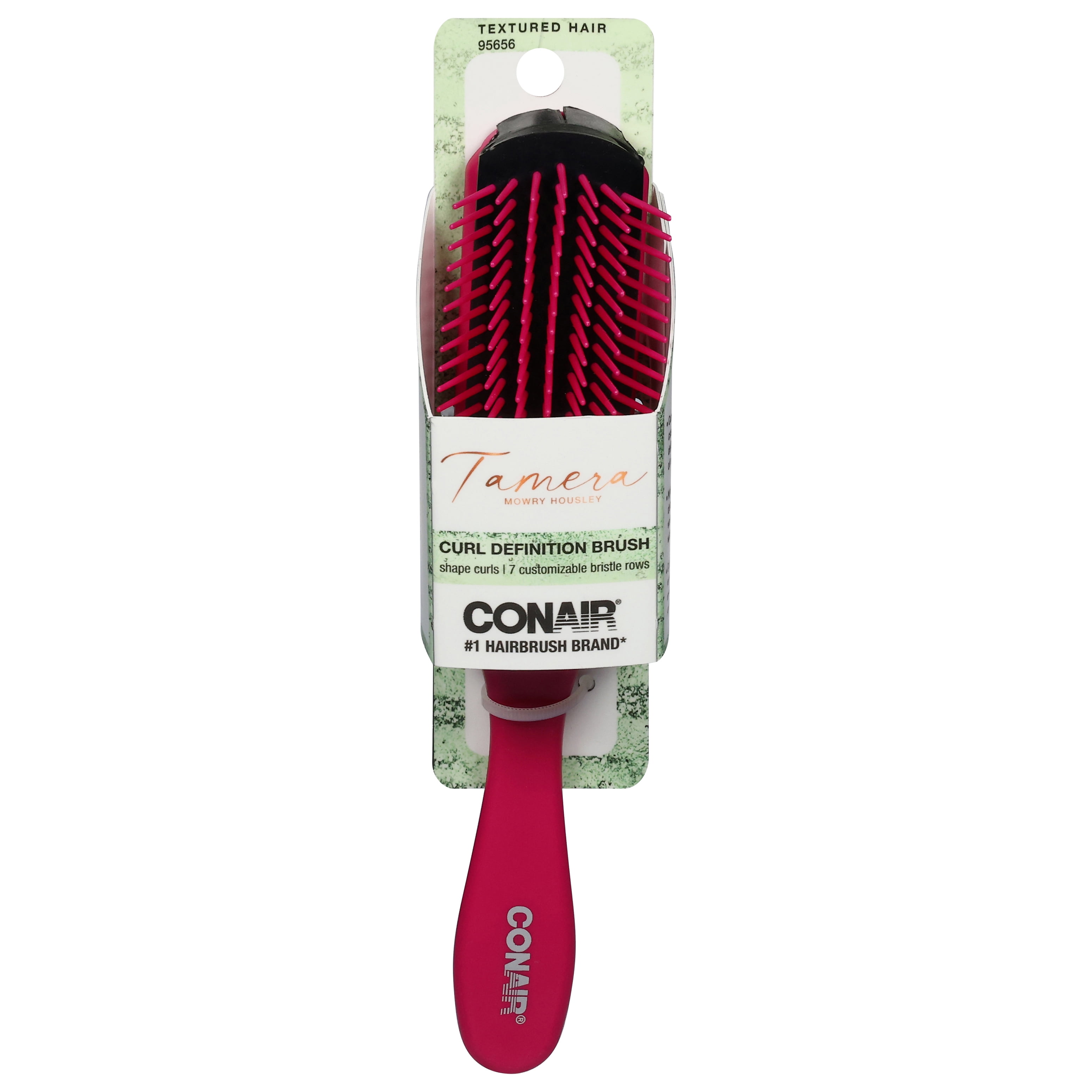 Conair x Tamera Mowry Housley Curl Definition Hair Brush, Red