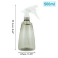 thumbnail image 4 of Unique Bargains 1 Pc Durable Hair Spray Bottles Frosted Pattern Spray Bottles for Hair 500ml Gray, 4 of 6