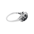 thumbnail image 4 of Estate 18K White Gold Sapphire 1.0cttw Diamond 0.35cttw Cocktail Ring SZ 9.25, 4 of 7