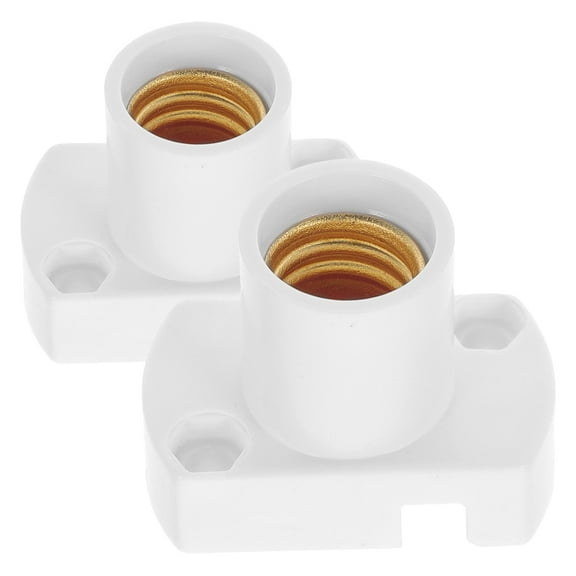 Dayesque 2pcs Lamp Socket Base For Making Lamps Lamp Part For Household Light Socket E12 Replacement Light Socket Lighting Accessory