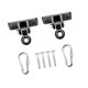 thumbnail image 5 of Perchas para columpios,Accesorios de montaje para colgadores de columpios de servicio,Tornillos incluidos Capacidad de 2400 lb Gancho a presión para colgar,Juego de trapecio de madera para, 5 of 10