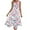 I-Pink, variant on Women's Causual Dresses Sleeveless Round Neck Drawstring Ruffle A-Line Mini Dress Black