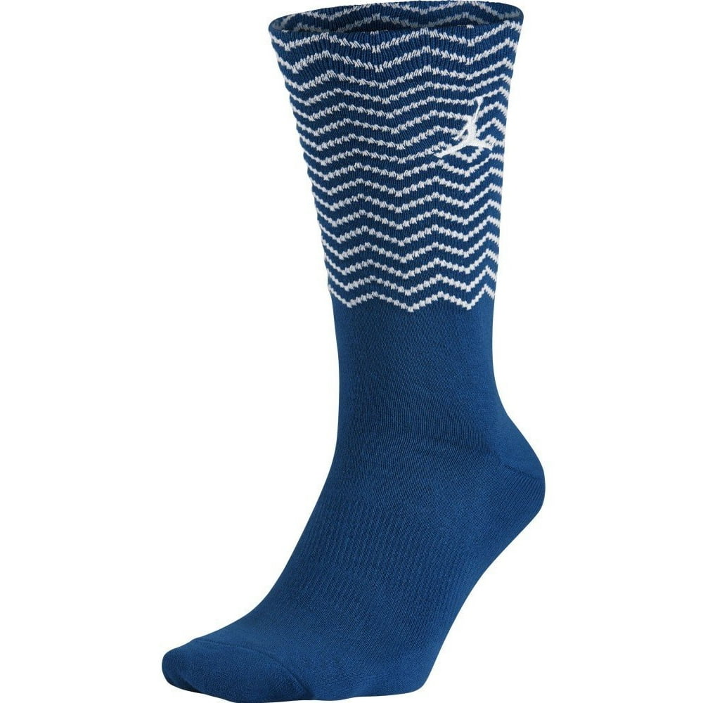 Nike NIKE AIR JORDAN MENS CREW SOCKSFRENCH BLUE/WHITE