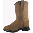 thumbnail image 1 of Smoky Mountain 3036Y-6.5R Oiled Distress Brown Leather Kids Boots, 1 of 4