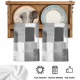 thumbnail image 5 of Gray Geometric Kitchen Towels Set of 4, Watercolor Ombre Modern Abstract Art Absorbent Dish Towels for Kitchen, Microfiber Hand Towel, Quick Drying Tea Towel for Cleaning Decorative Dishcloths, 5 of 7