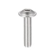 thumbnail image 4 of Uxcell M4 x 18mm 304 Stainless Steel Flanged Button Head Socket Cap Screws 50 Pack, 4 of 5