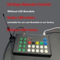 thumbnail image 2 of 20PCS LED Silicone Bracelets With 24Keys Remote Controller Party Event Wedding DJ Bar Concert Glow Wristband, 2 of 8