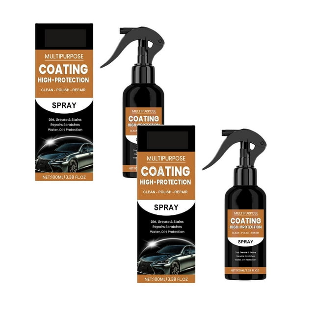 2/1pcs Turbo Shine , High-Protection Coating, 2025 Upgrade 3 In 1 High Protection Fast Car Paint Spray, Automatic Manual Paint Color Change Cleaning Coating for Metal, Tools, Cars