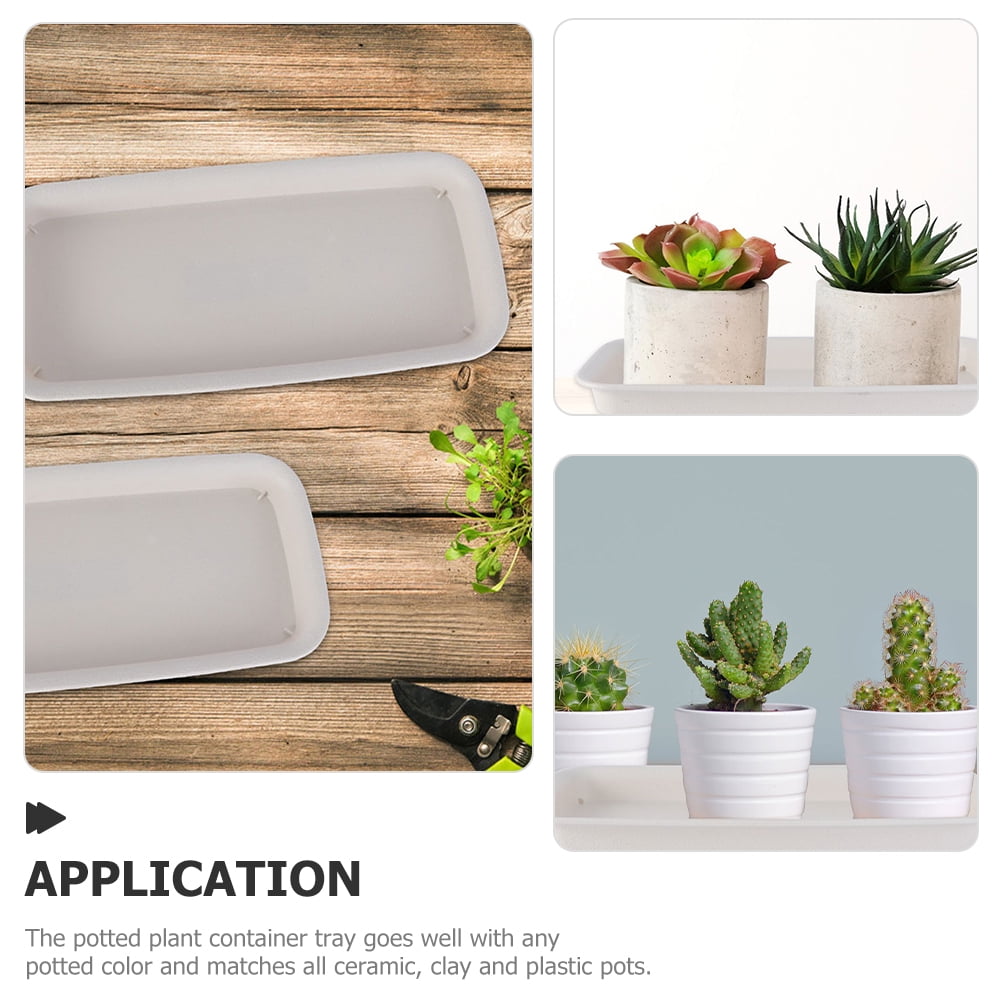 20 Plateaux Soucoupes Plastique Transparent Pour Pots De Fleurs - Haofy, Différentes Tailles
