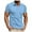 V-Blue1165, variant on FEIFLY Men's Short Sleeve Lapel Polo Shirts Golf Shirts for Work Athletic Summer Casual Solid Color Holiday Polo Shirts Golf Shirts for Work Athletic Tops Breathable Dailywear