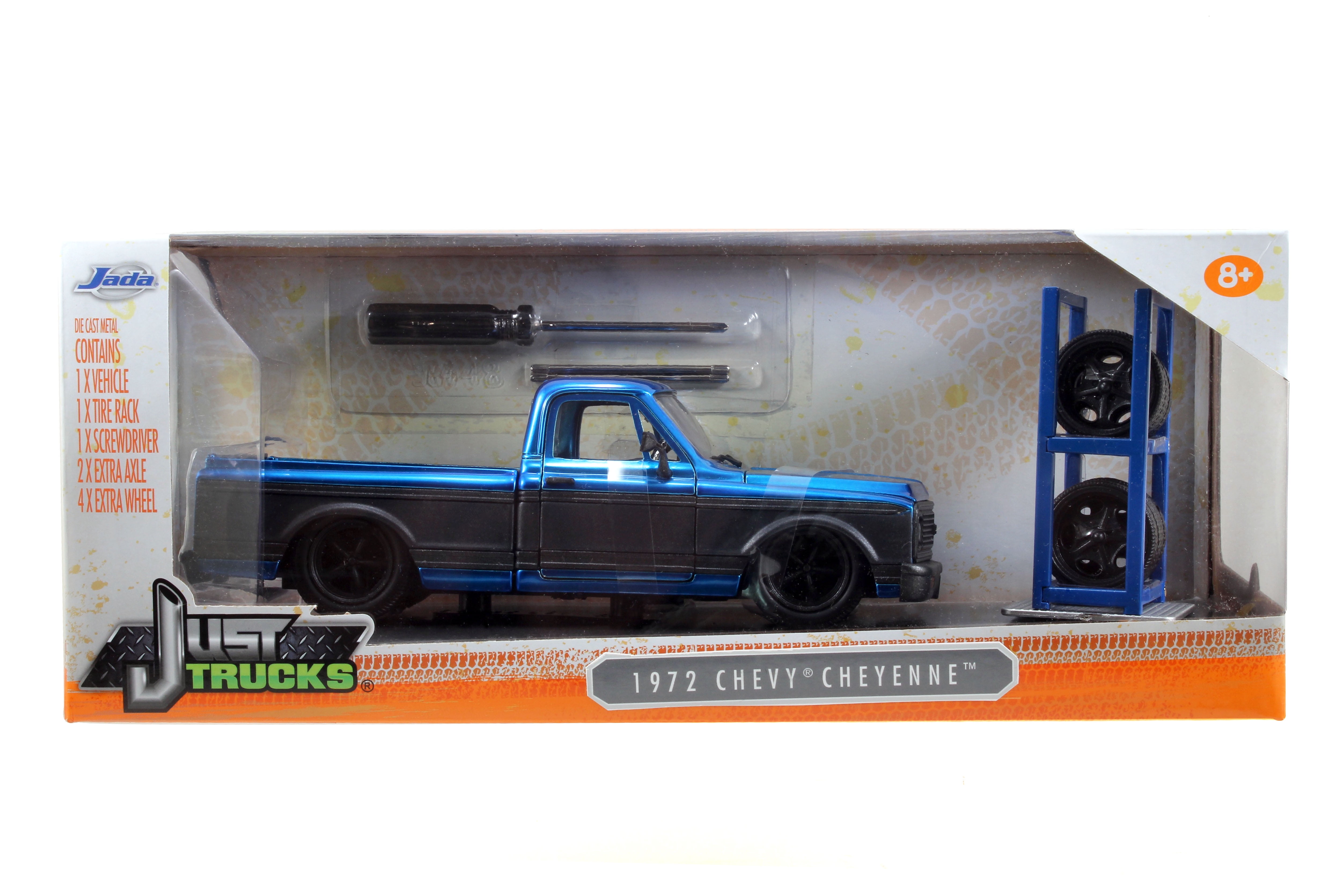 ミニカー Jada 1972 SHEVY CHEYENNE 1/24 118 - Jada Toys 1972 Chevy Cheyenne 1/24 Diecast Review